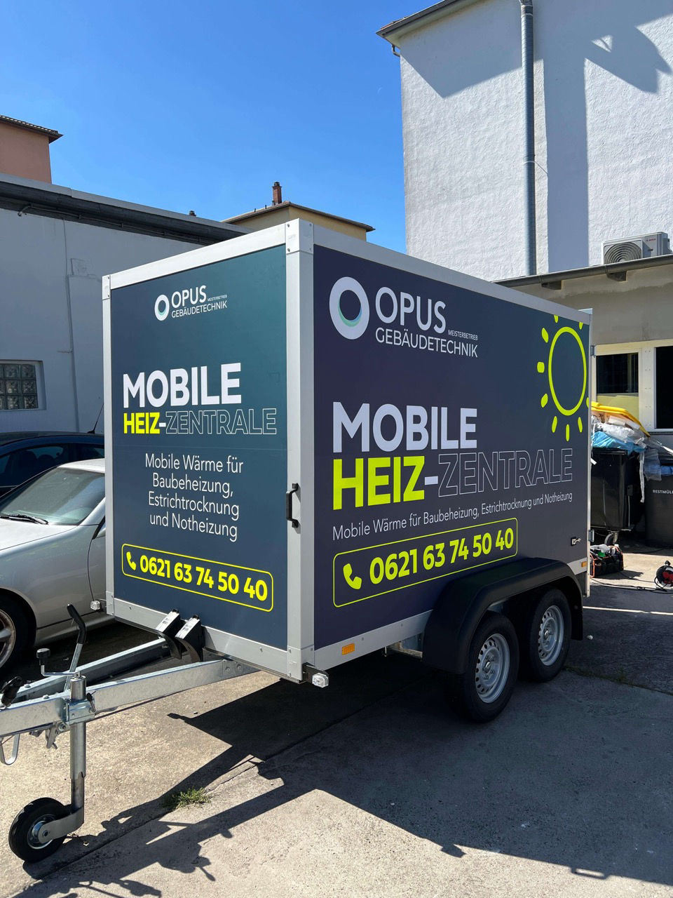 Fahrzeugbeschriftung Anhänger